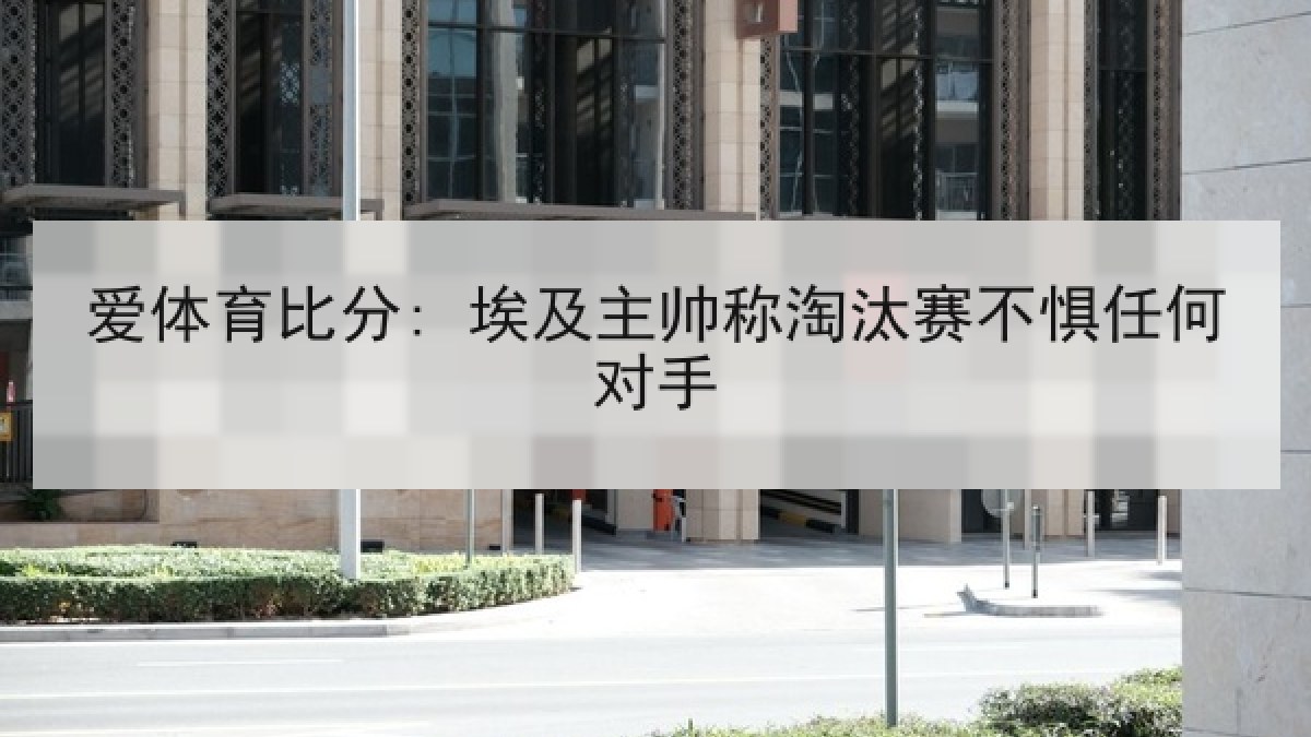 爱体育比分: 埃及主帅称淘汰赛不惧任何对手